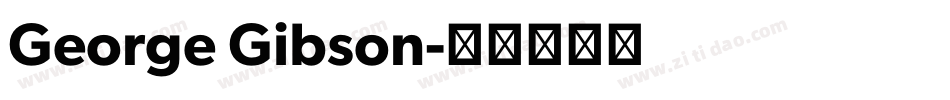 George Gibson字体转换